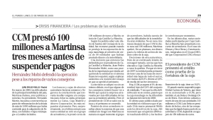 Diario El Mundo de 23 de marzo de 2009